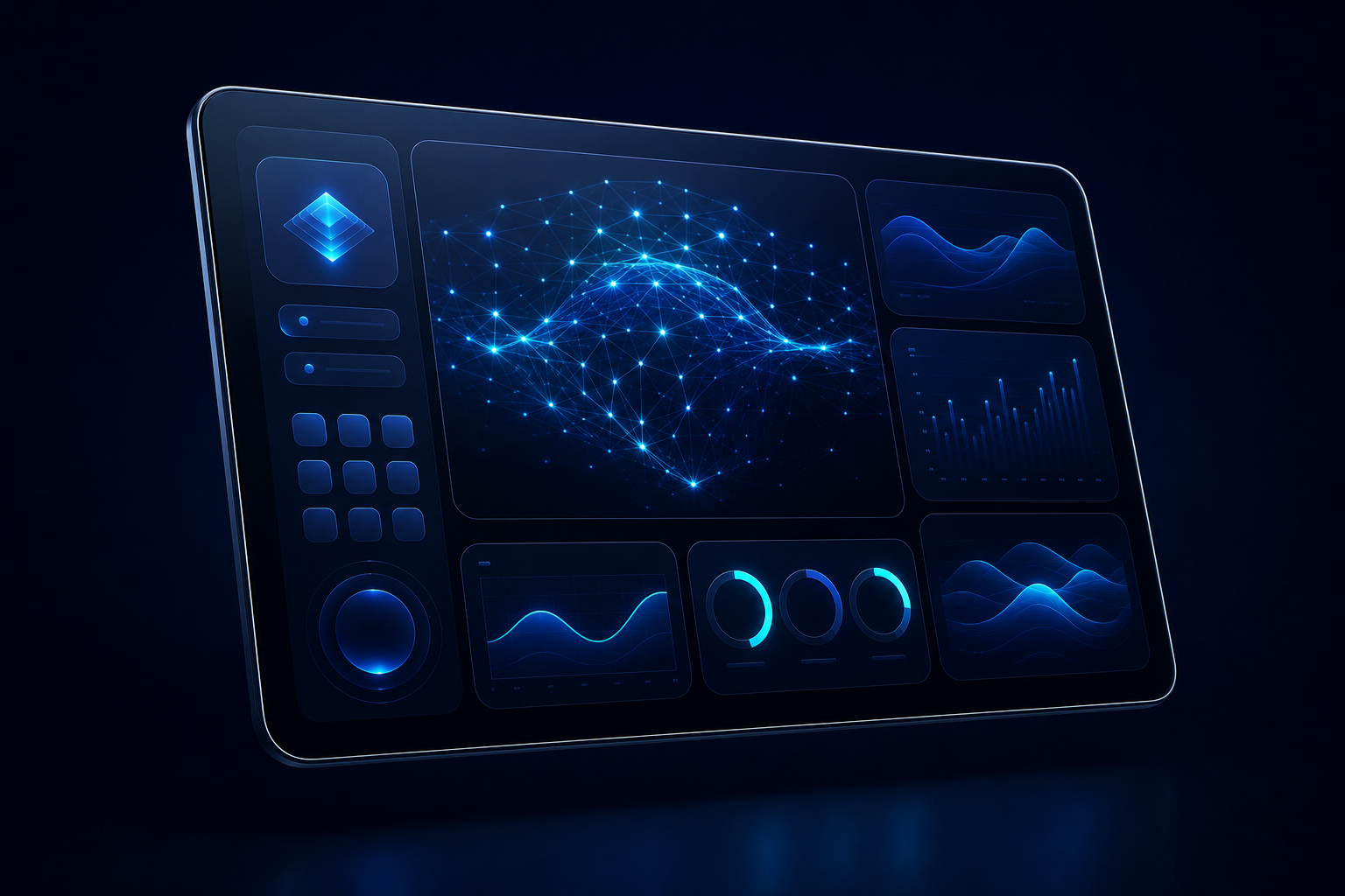 NexaGenesisLabs AI dashboard — intelligent systems and automation