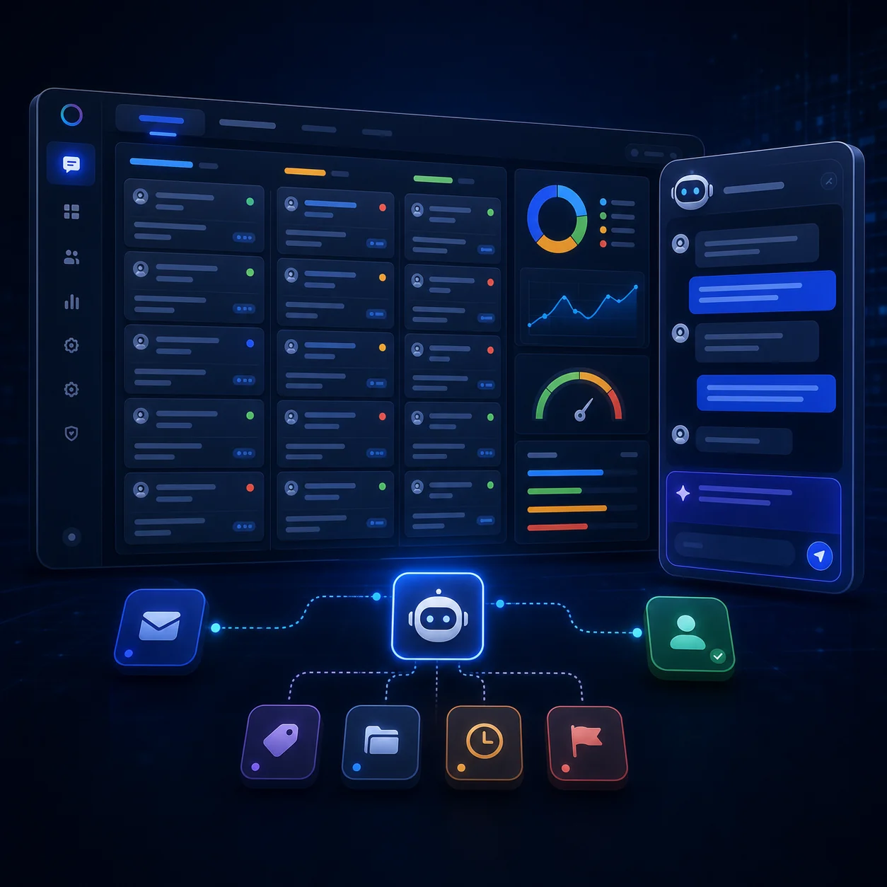 NexaDesk AI product interface